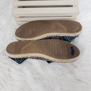 DV by Dolce Vita Shoes - DV Aztec Patterned Espadrilles Blue Red 9 DV by Dolce Vita Shoes - DV Aztec Patterned Espadrilles Blue Red 9